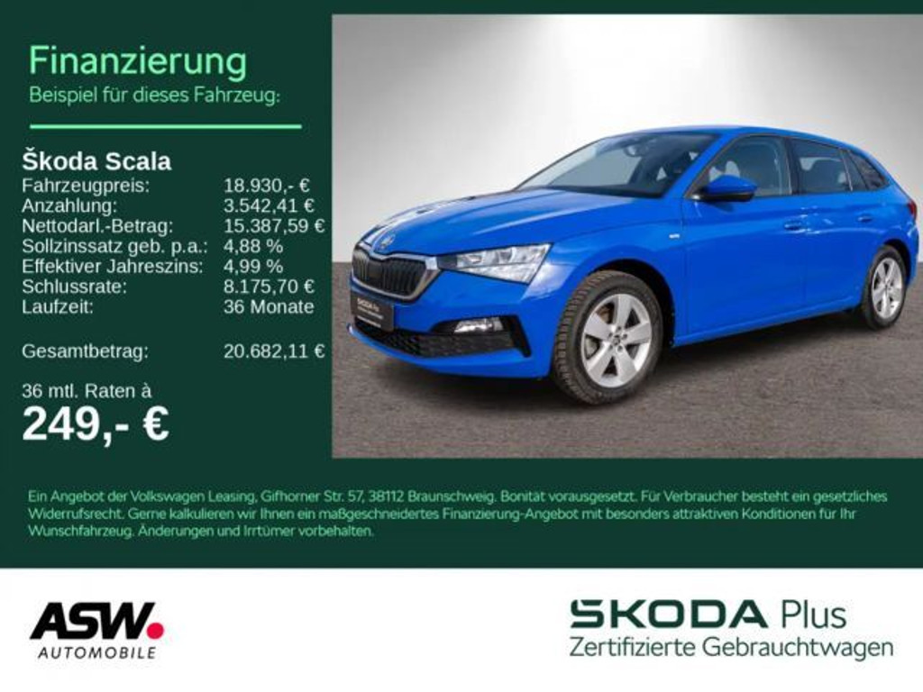 Skoda Scala 2023 Benzine