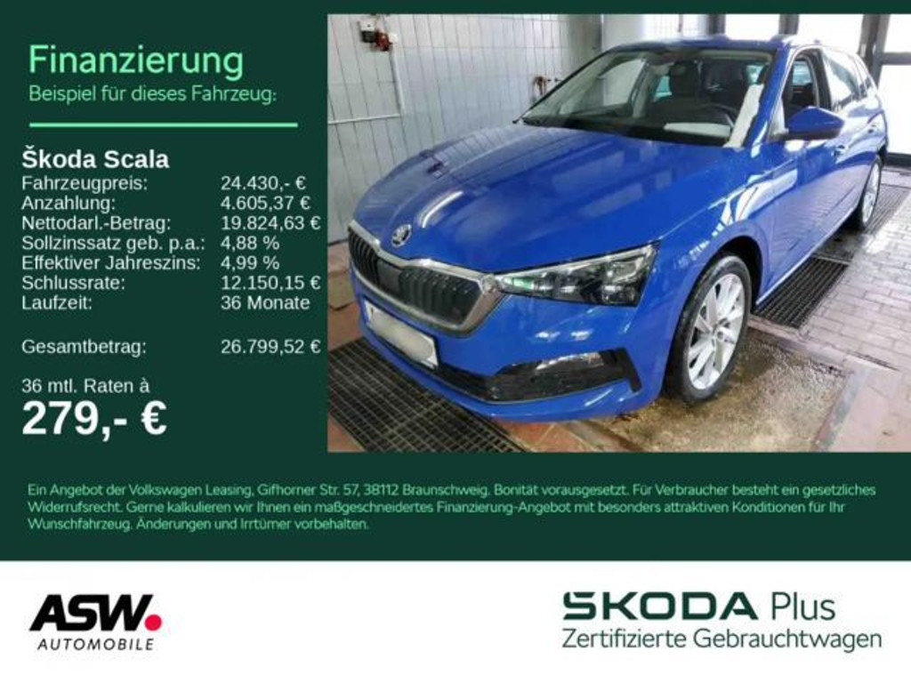Skoda Scala 2023 Benzine