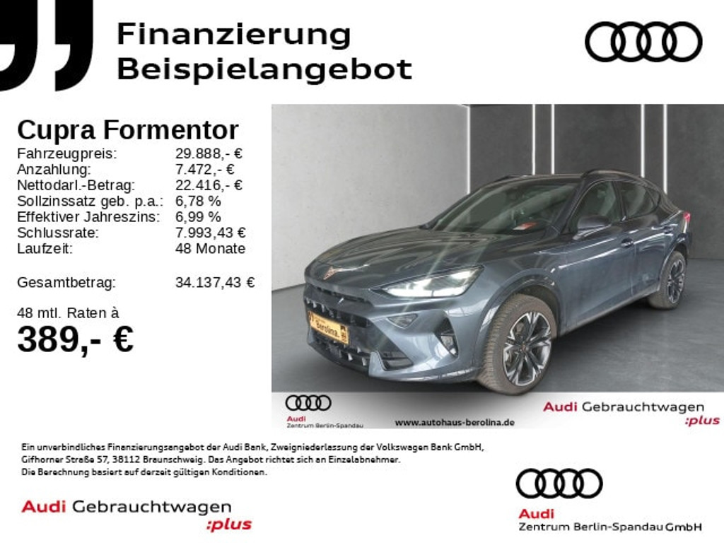 Cupra Formentor 2025 Benzine