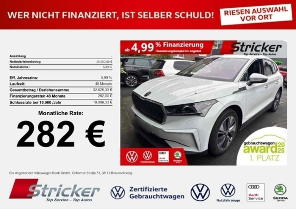 Skoda Enyaq 2021 Elektrisch