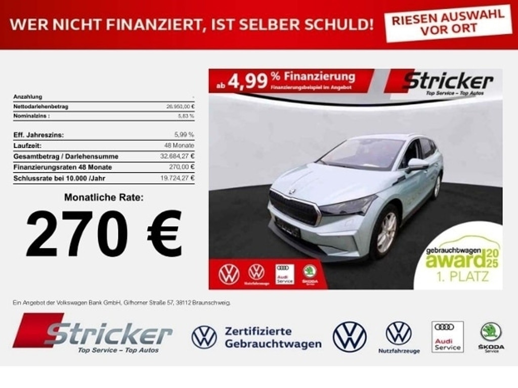 Skoda Enyaq 2021 Elektrisch