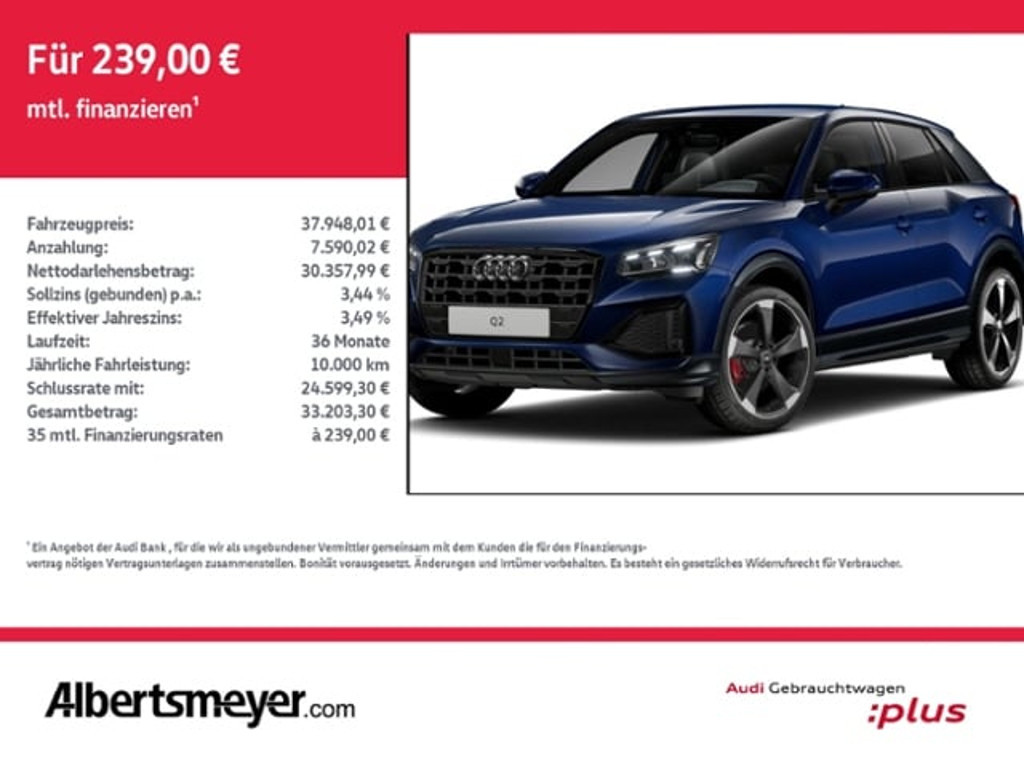 Audi Q2 2025 Benzine