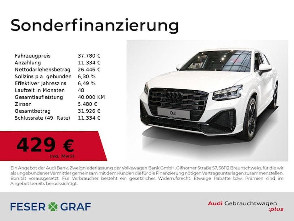 Audi Q2 2025 Benzine