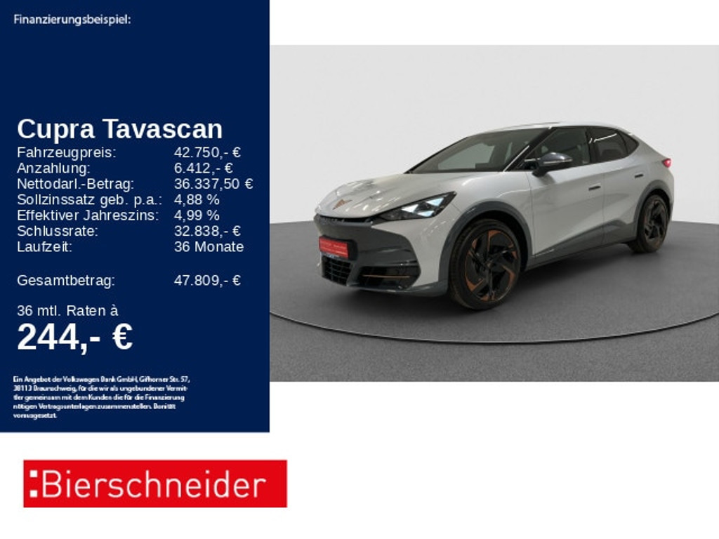 Cupra Tavascan 2025 Elektrisch