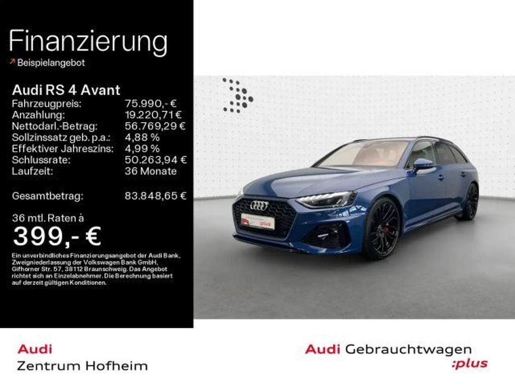 Audi RS4 2024 Benzine