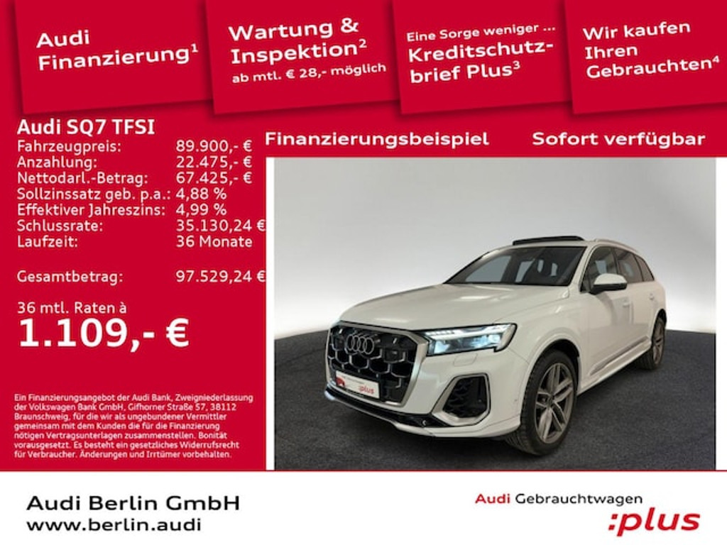 Audi SQ7 2024 Benzine