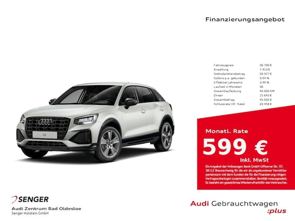 Audi Q2 2025 Benzine