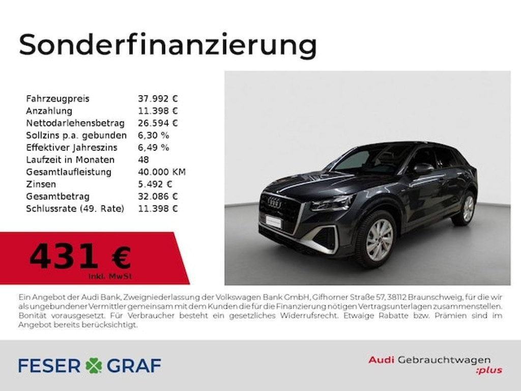 Audi Q2 2025 Benzine