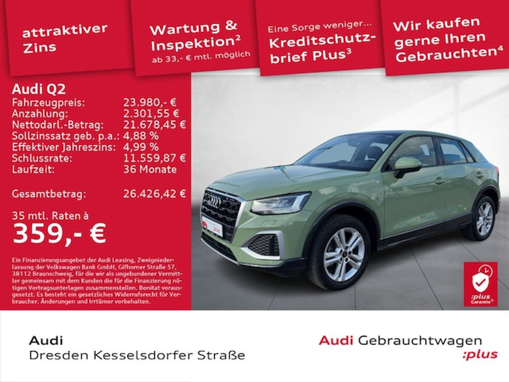 Audi Q2 2021 Benzine