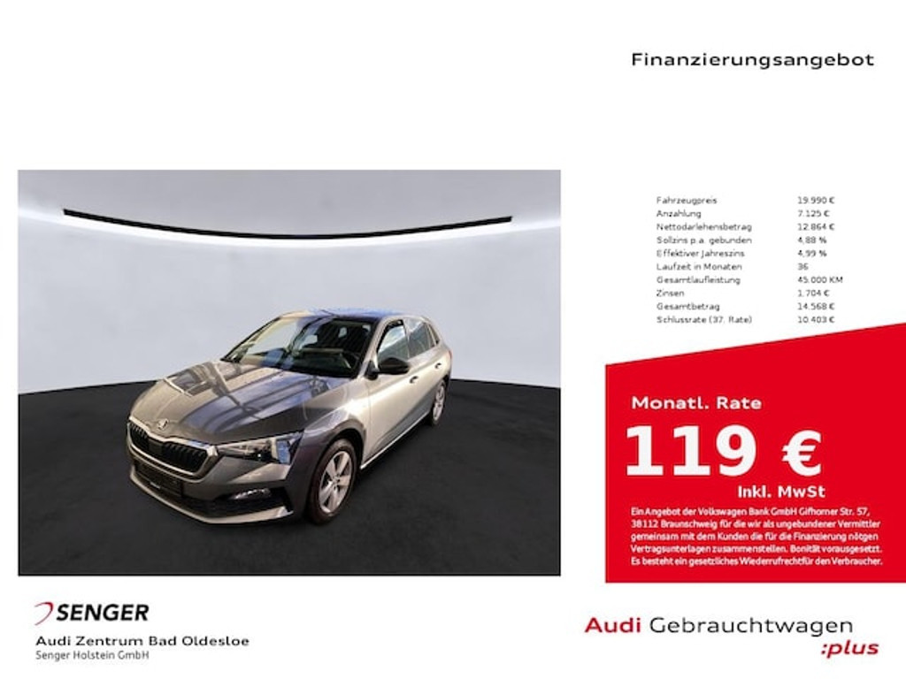 Skoda Scala 2023 Benzine