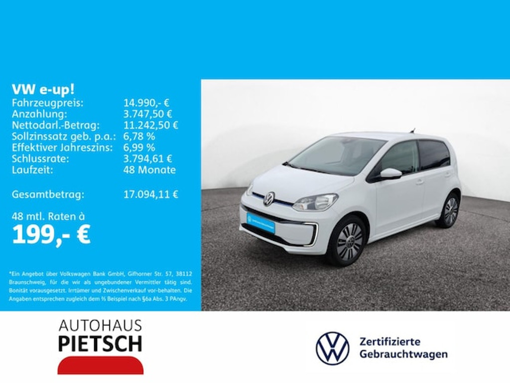 Volkswagen e-Up! 2022 Elektrisch