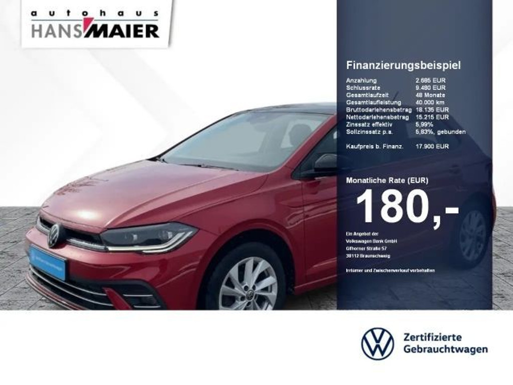 Volkswagen Polo 2022 Benzine