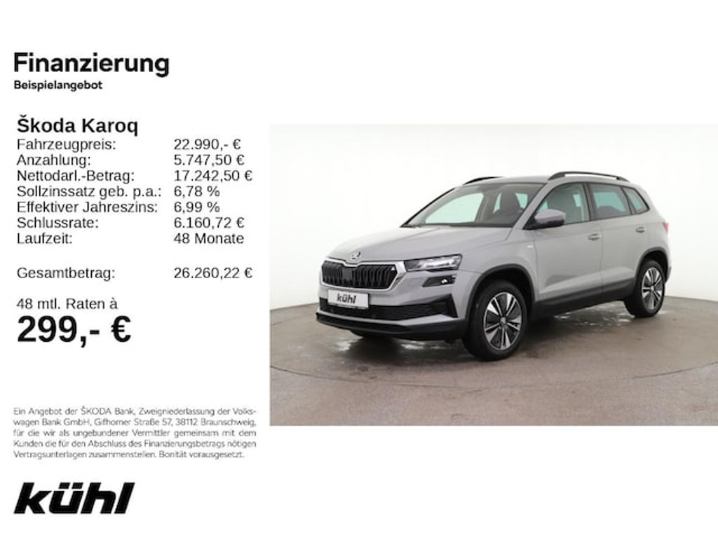 Skoda Karoq 2022 Benzine