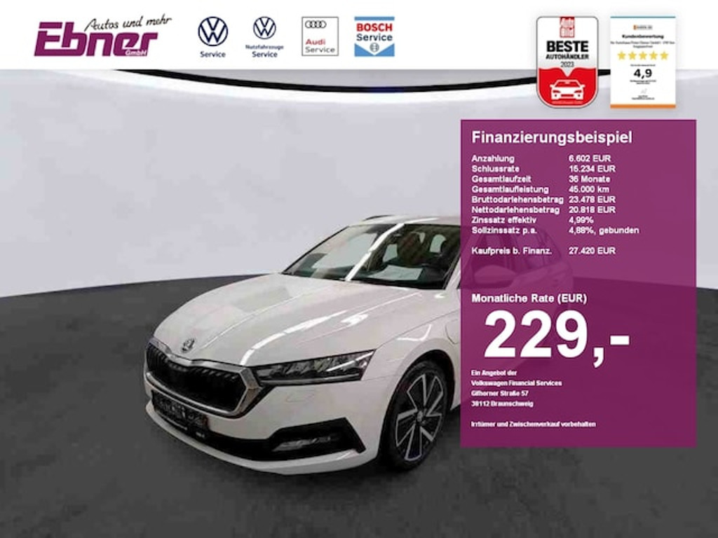 Skoda Octavia 2022 Hybride Benzine