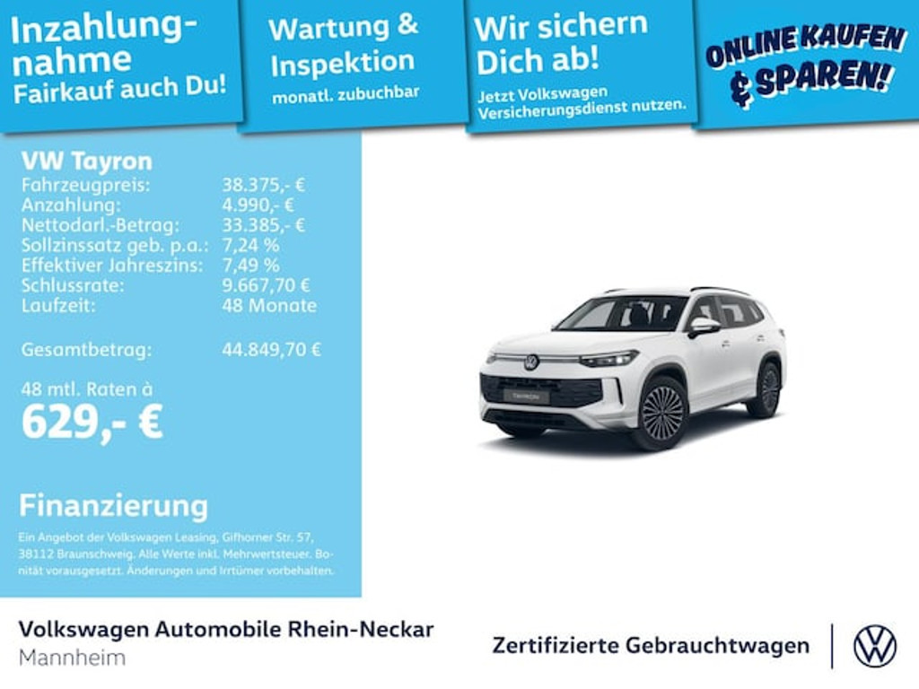 Volkswagen Tayron 2025 Benzine