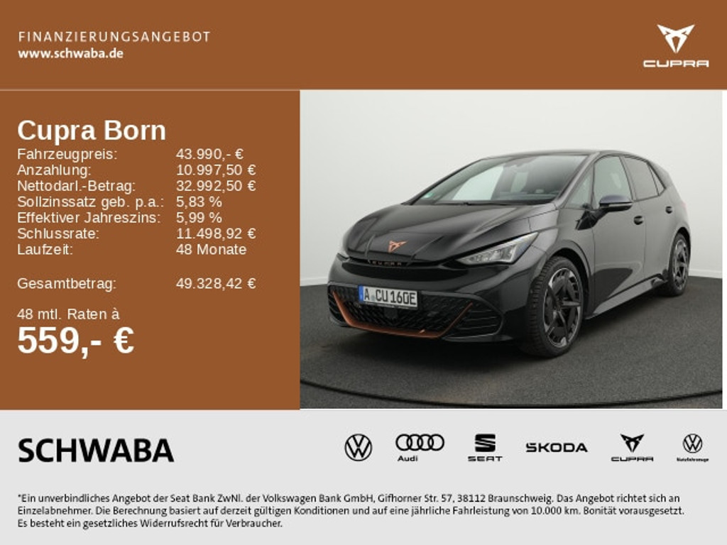 Cupra Born 2026 Elektrisch