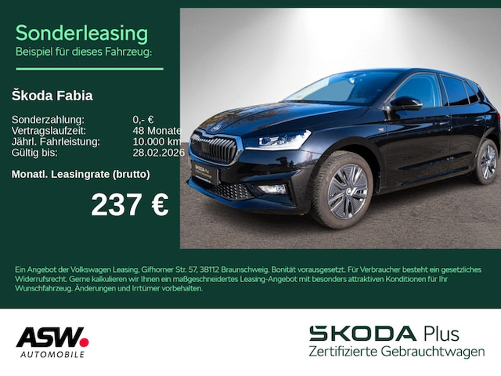 Skoda Fabia 2025 Benzine