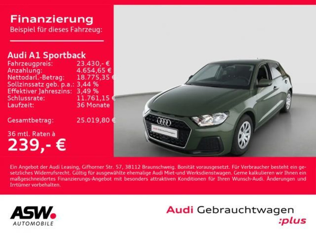 Audi A1 2025 Benzine