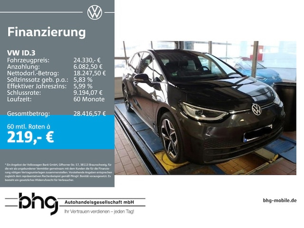 Volkswagen ID.3 2022 Elektrisch