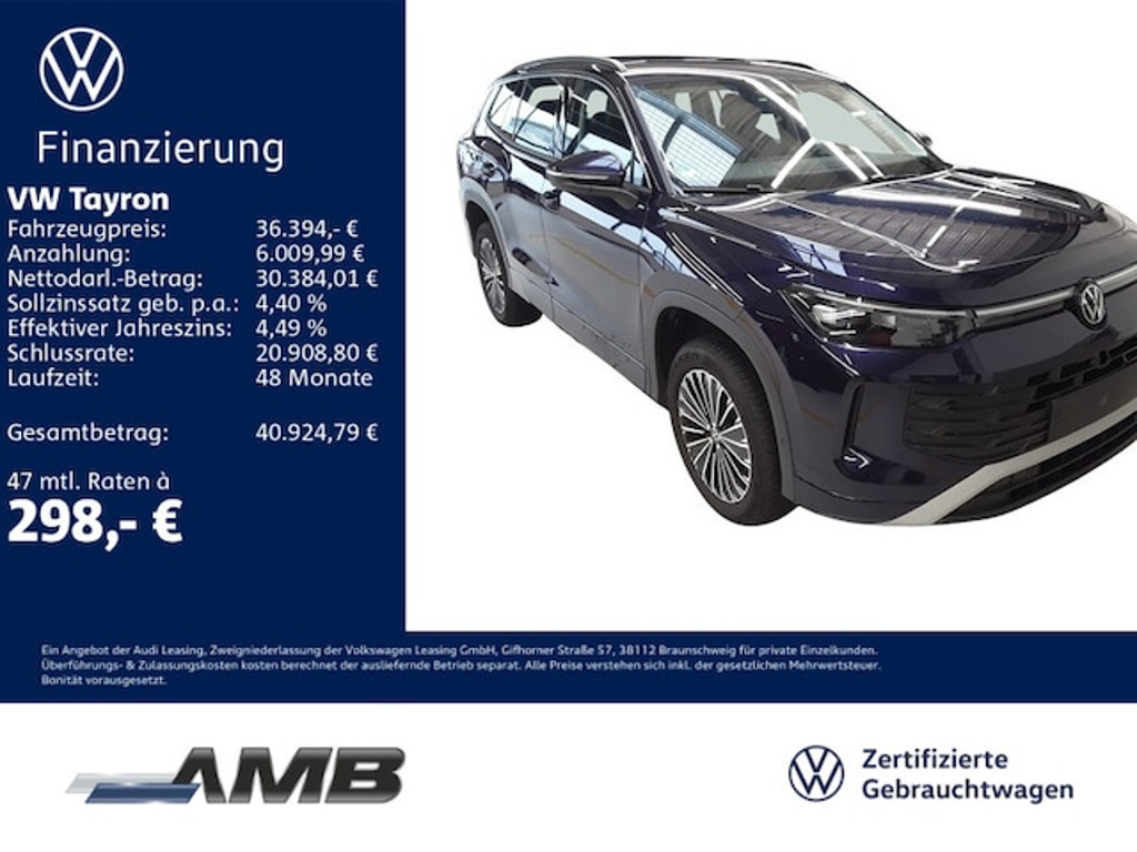 Volkswagen Tayron 2025 Benzine