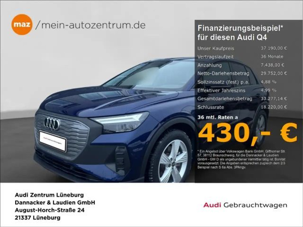 Audi Q4 e-tron 2022 Elektrisch