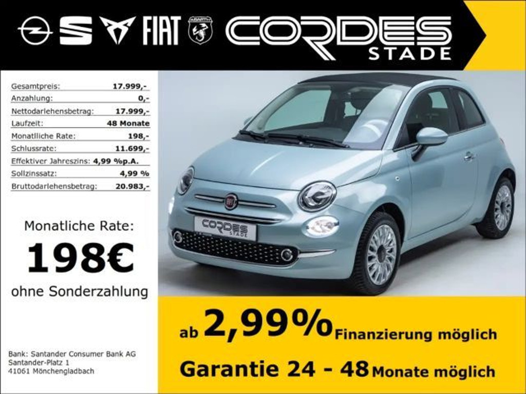 Fiat 500 2024 Benzine