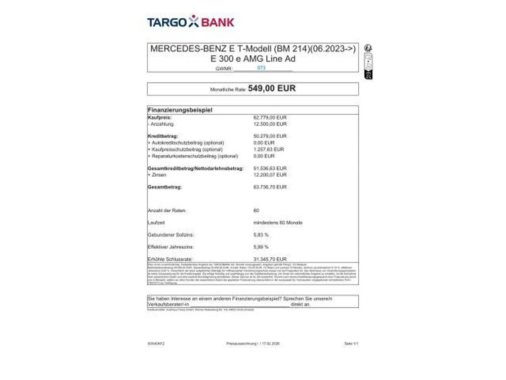 Mercedes-Benz E-Klasse