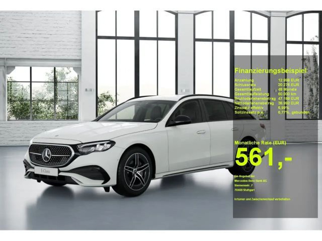 Mercedes-Benz E-Klasse 2024 Hybride Diesel