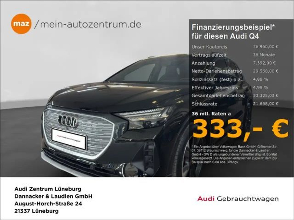 Audi Q4 e-tron 2021 Elektrisch