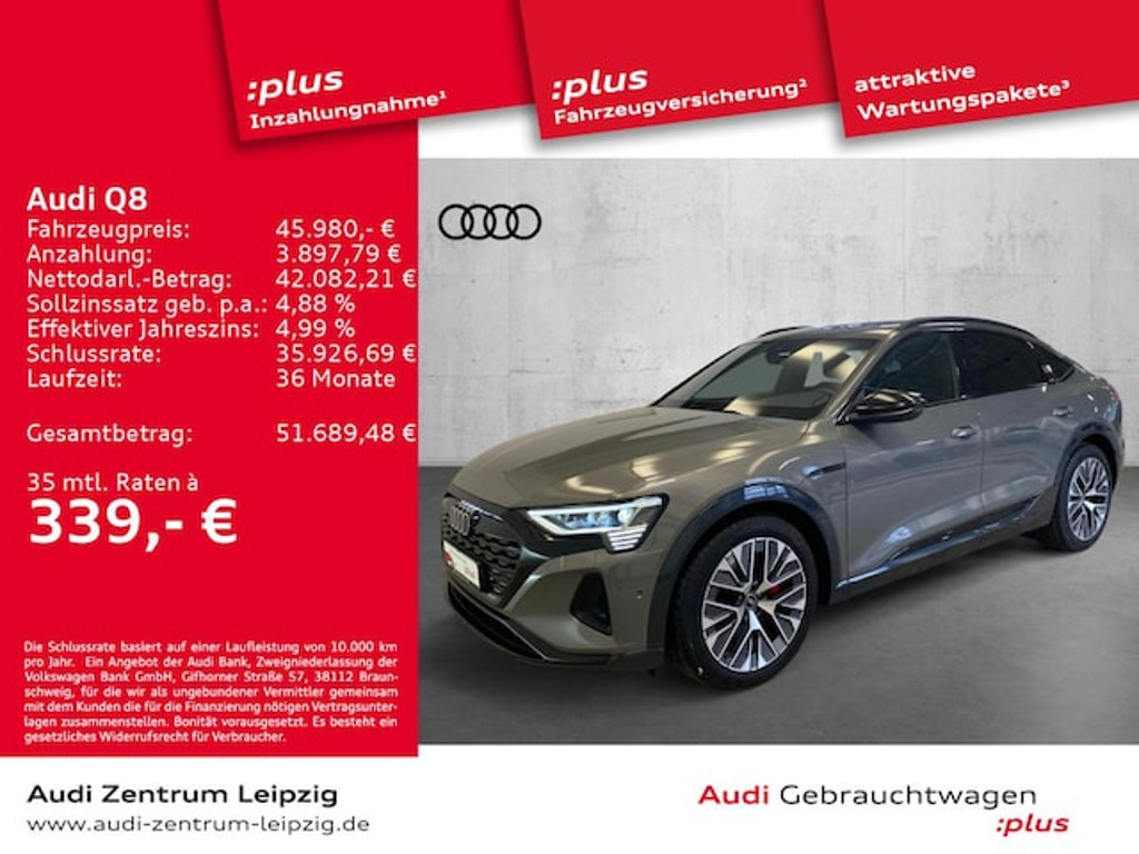 Audi Q8 e-tron 2023 Elektrisch