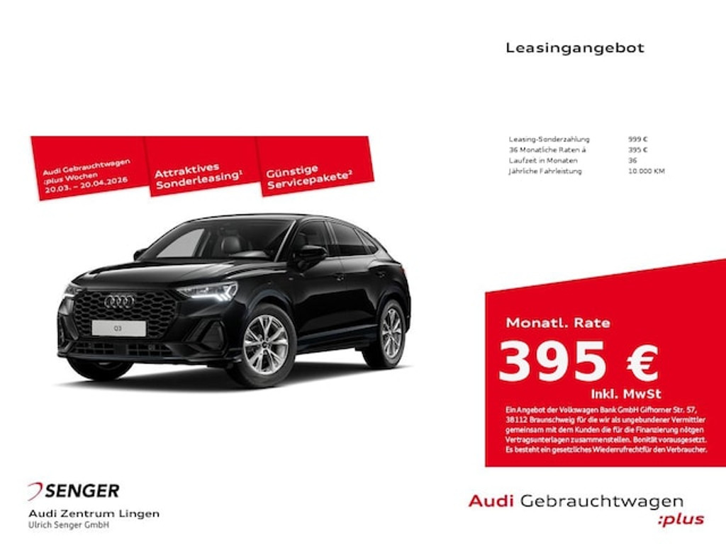 Audi Q3 2025 Benzine
