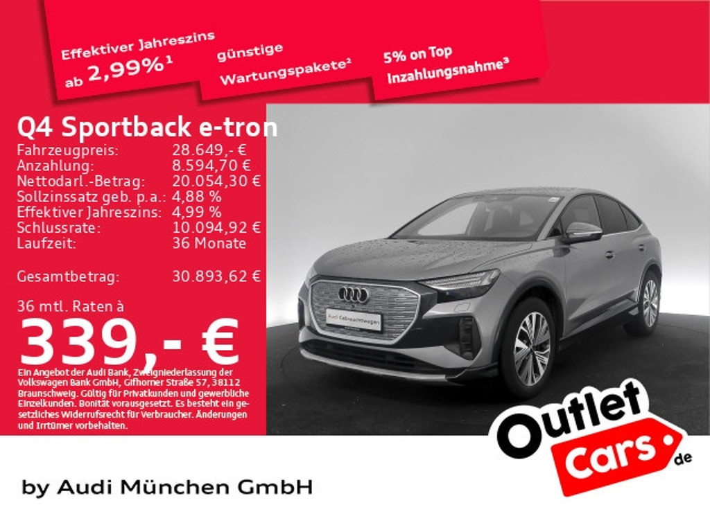 Audi Q4 e-tron 2022 Elektrisch