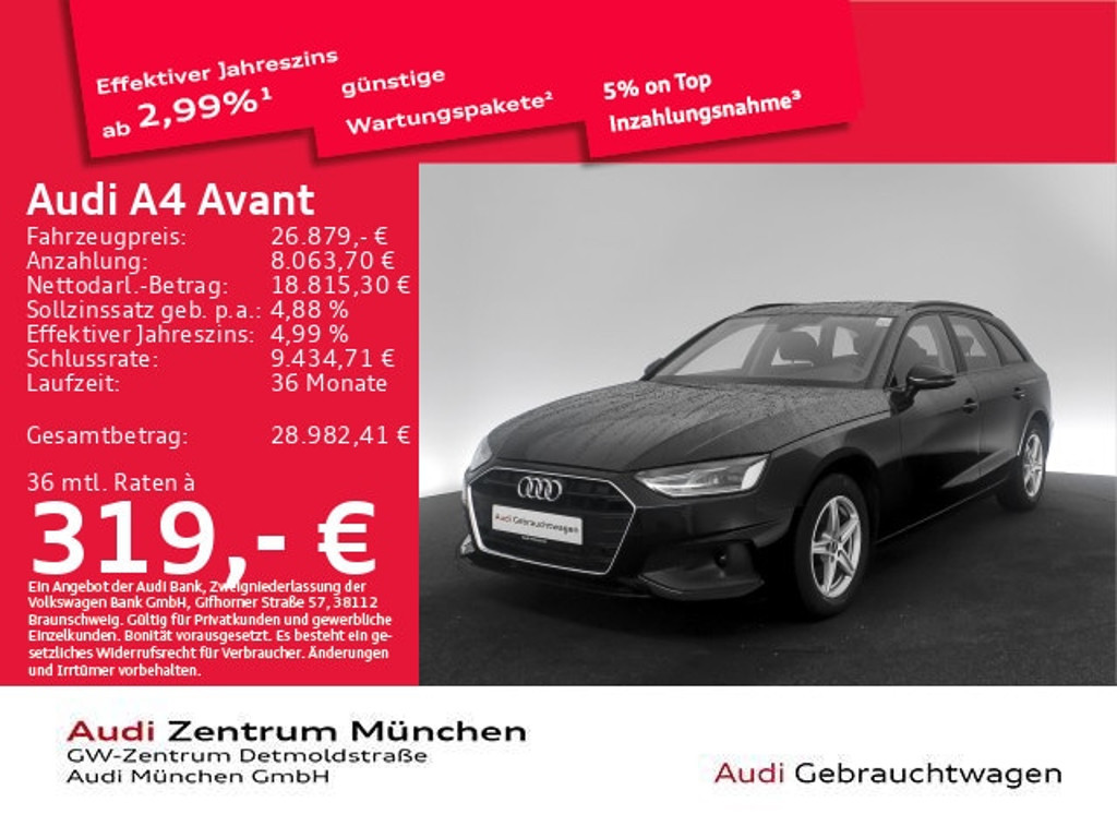 Audi A4 2023 Benzine