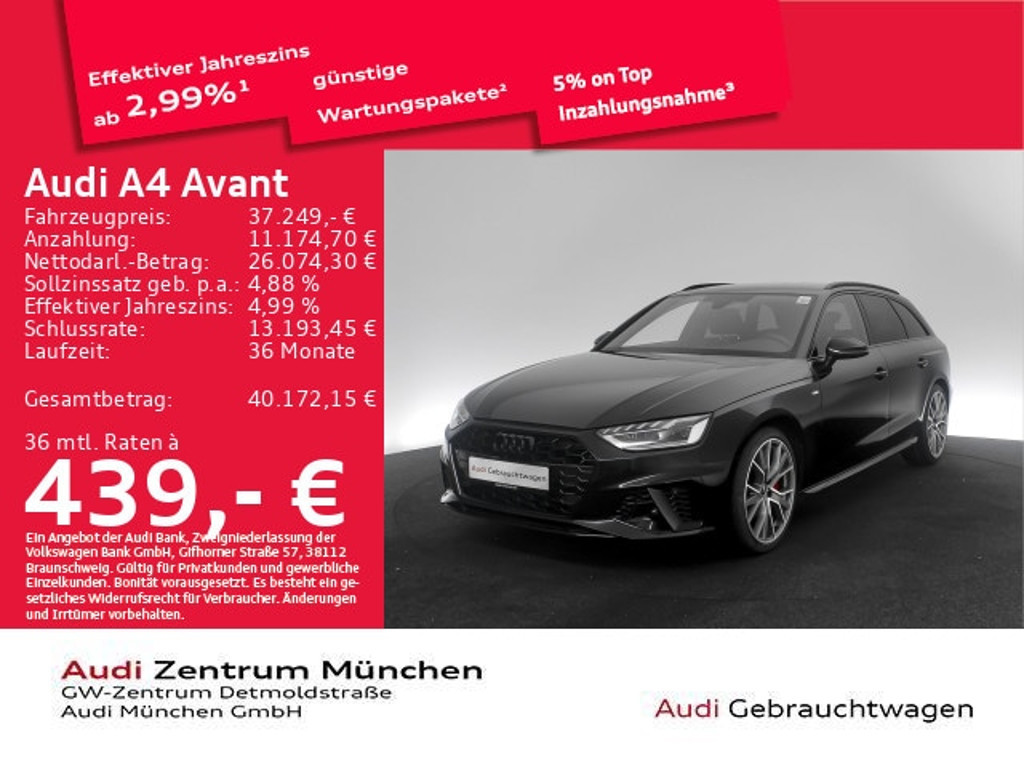 Audi A4 2023 Benzine