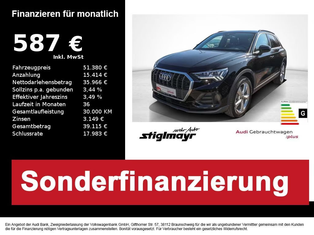 Audi Q3 2025 Benzine