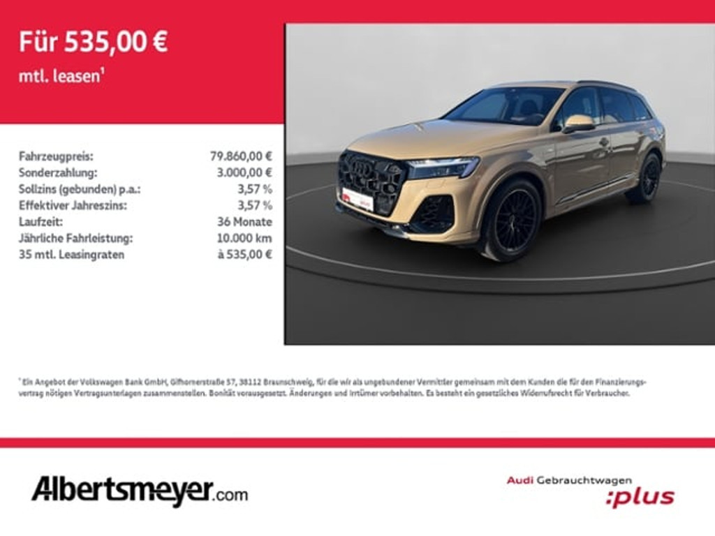 Audi Q7 2025 Benzine