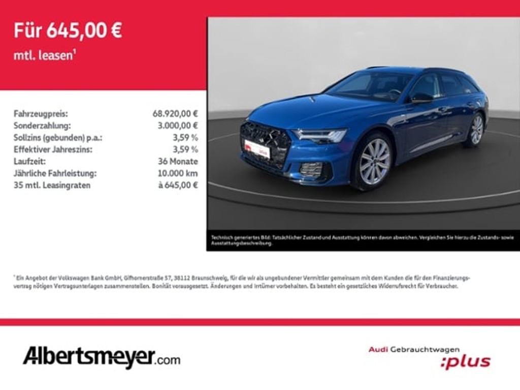 Audi A6 2025 Hybride Benzine