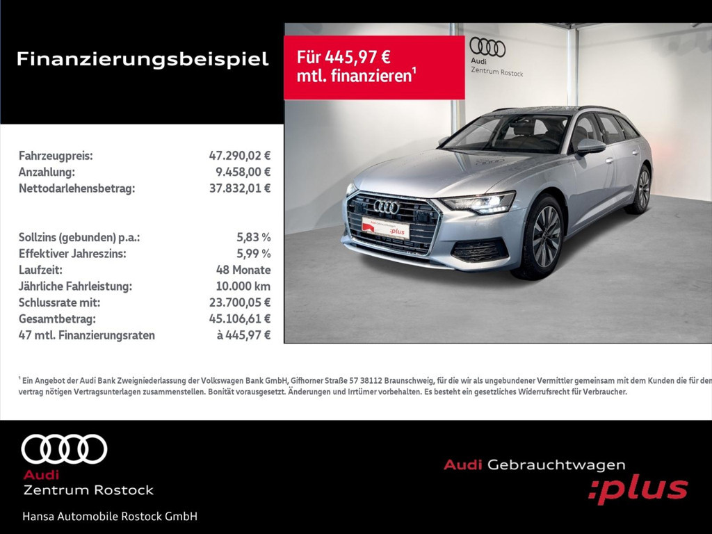 Audi A6 2024 Hybride Benzine