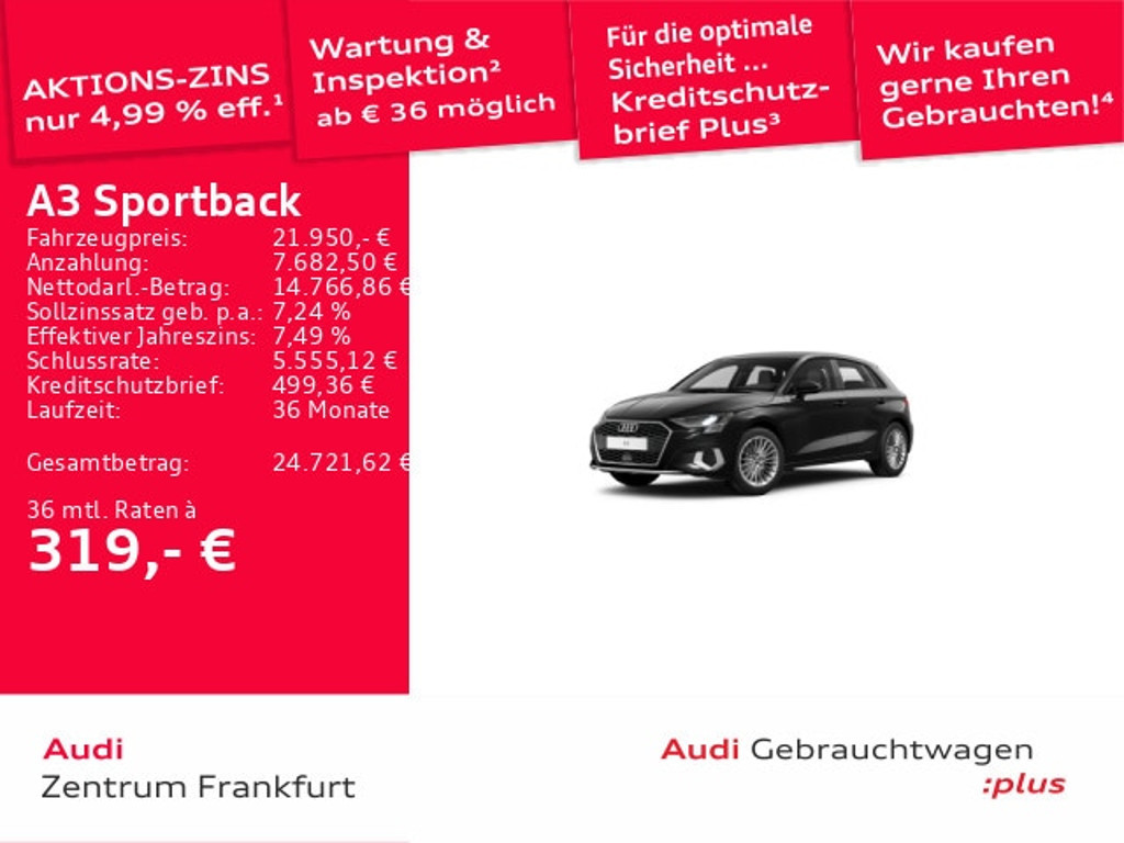 Audi A3 2022 Benzine