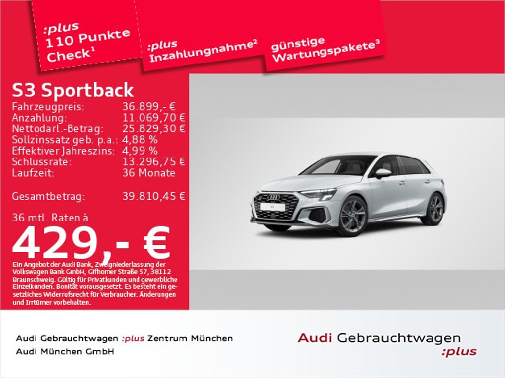 Audi S3 2024 Benzine