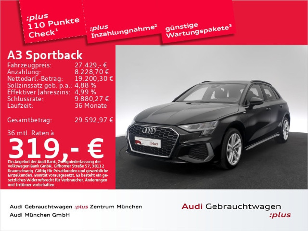 Audi A3 2022 Hybride Benzine