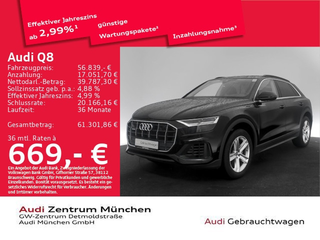 Audi Q8 2023 Benzine