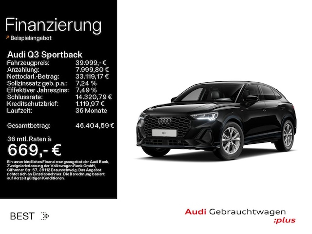 Audi Q3 2025 Benzine