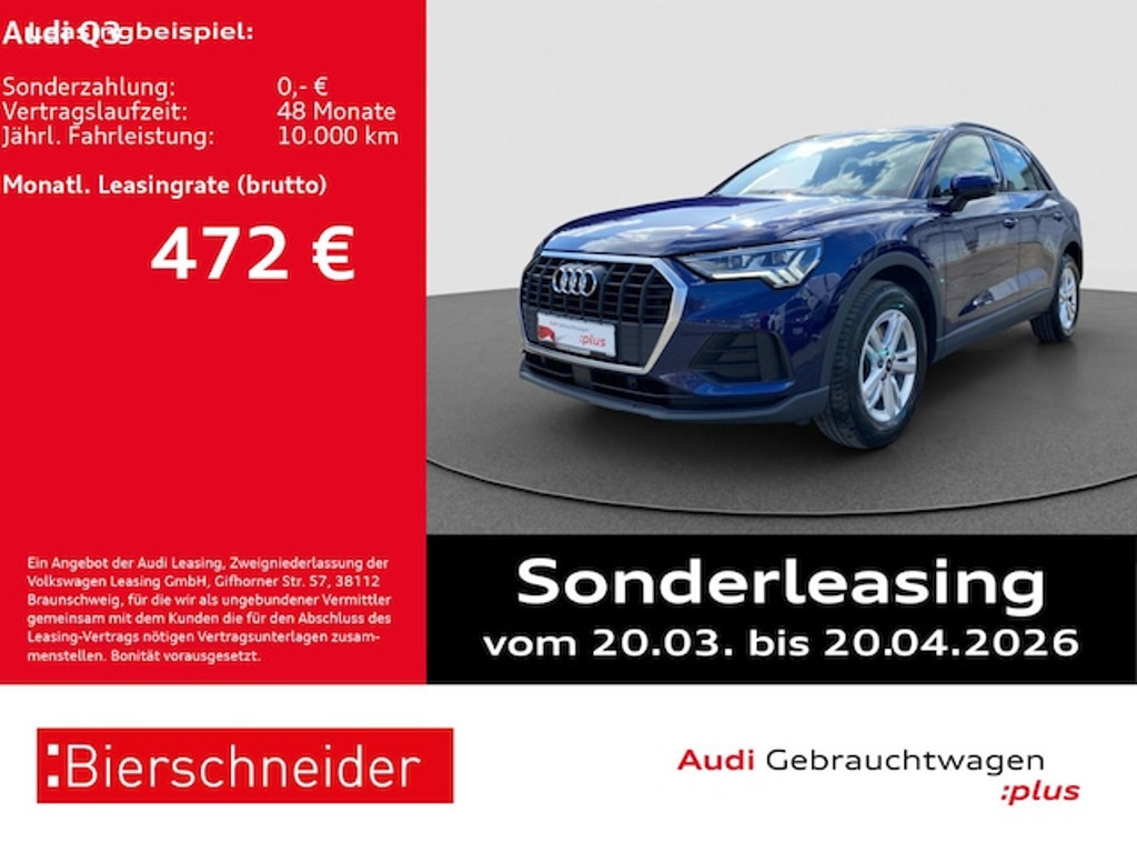 Audi Q3 2025 Benzine