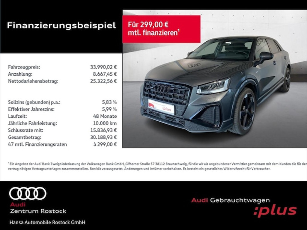Audi Q2 2023 Benzine