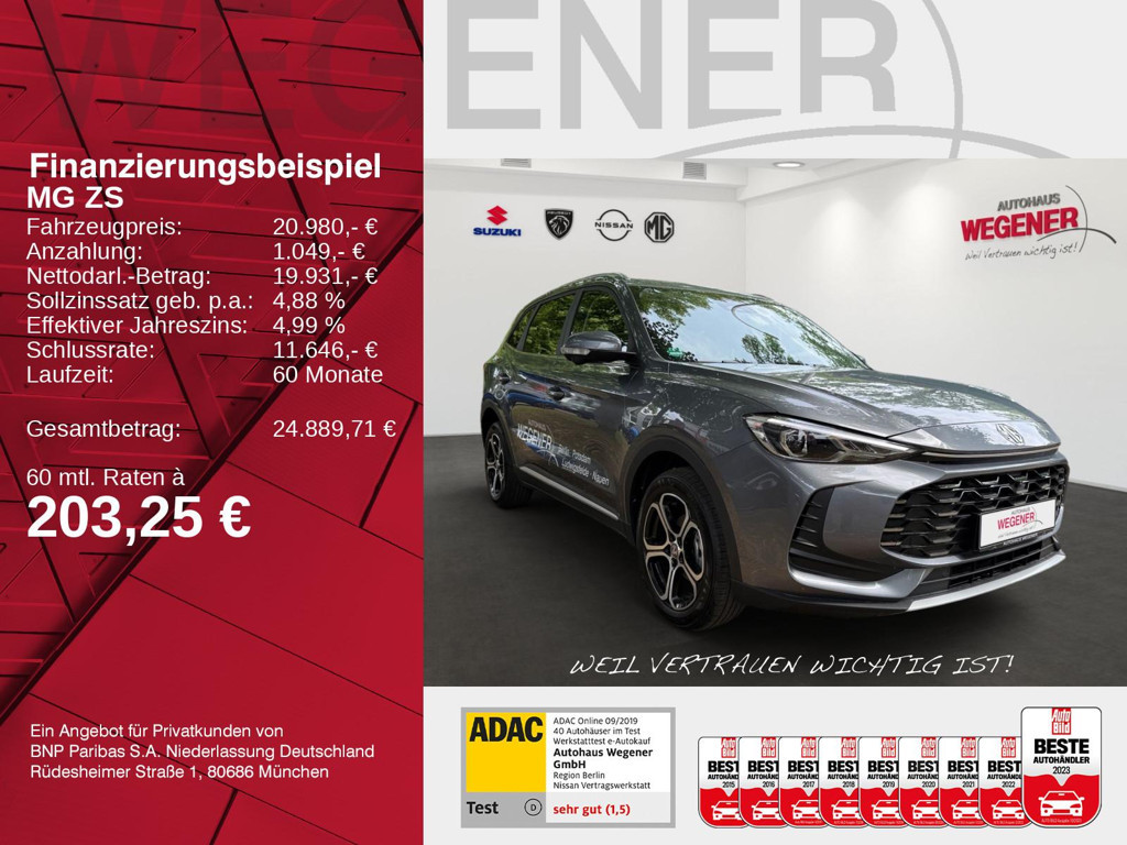 MG ZS