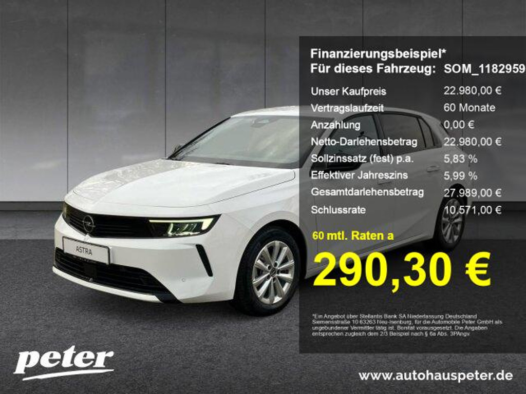 Opel Astra 2025 Benzine