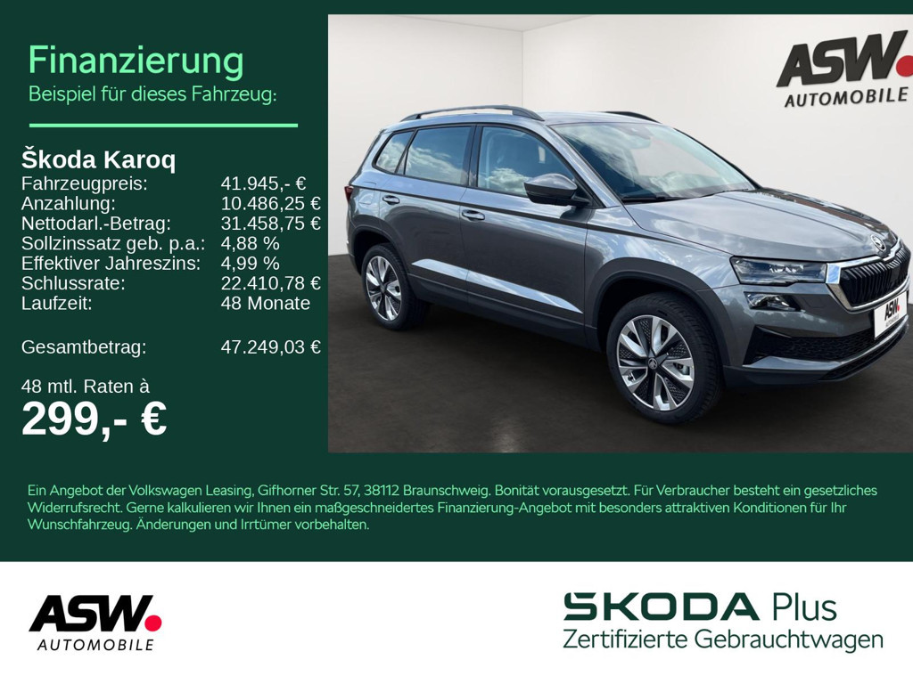 Skoda Karoq 2025 Benzine