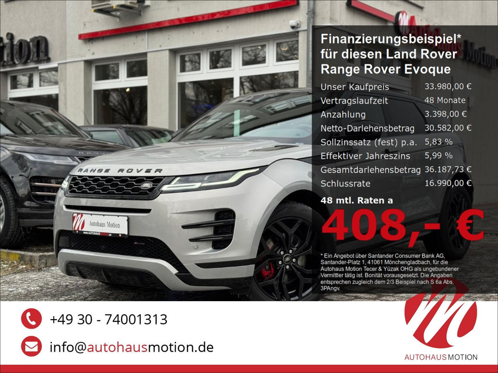 Land Rover Range Rover Evoque 2021 Hybride Benzine