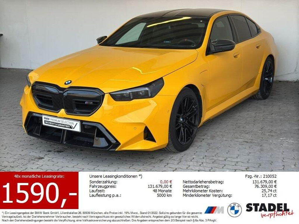 BMW M5 2024 Hybride Benzine